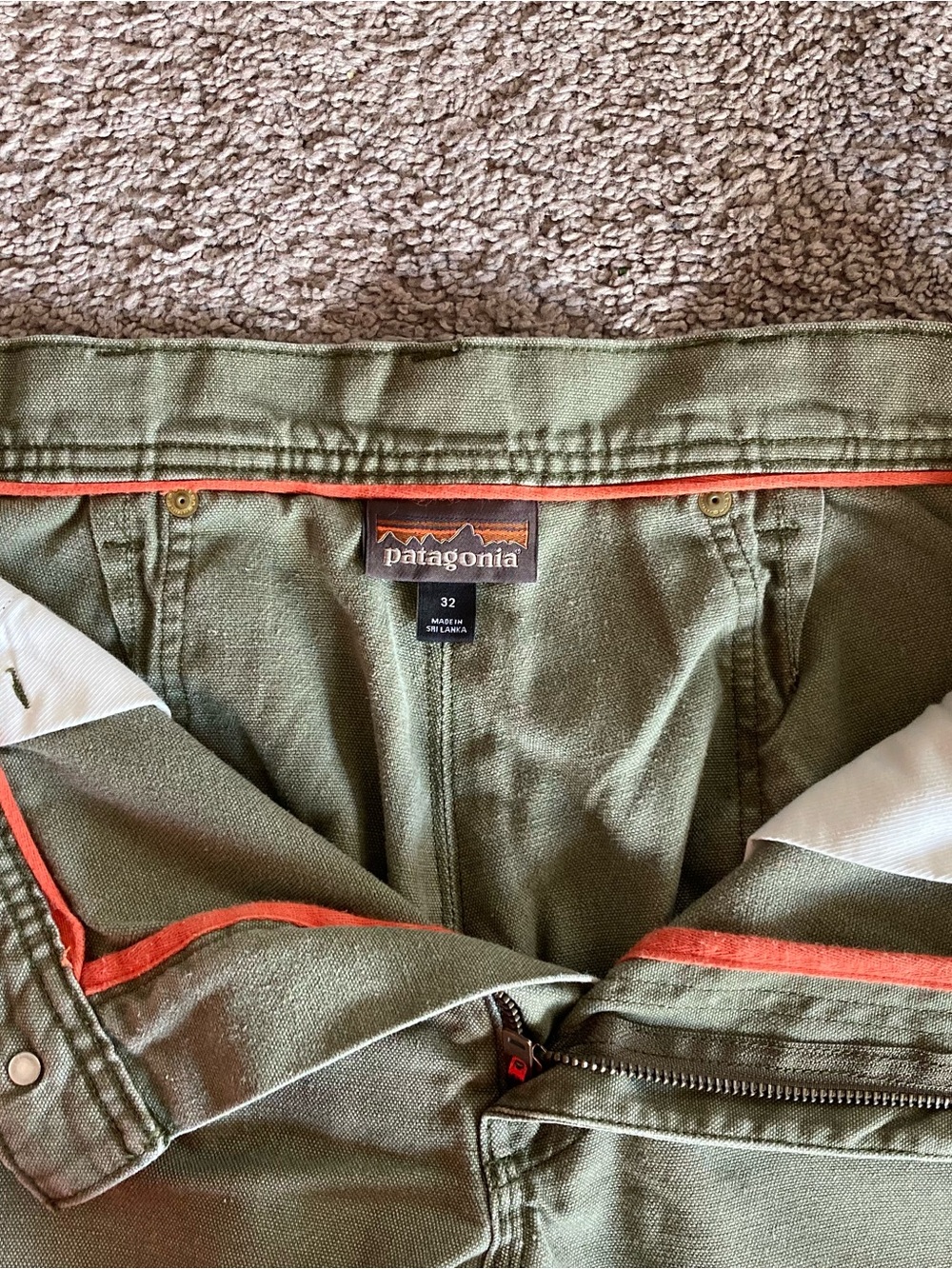Patagonia Iron Forge - Green - 32x28